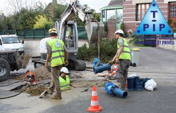 Travaux d’eau potable