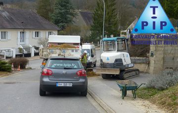 Travaux de branchement eau potable et eaux usées